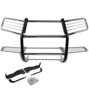 Chrome Mild Steel Front Bumper Brush Grill Guard For Toyota 09-13 4Runner N280-Exterior-BuildFastCar