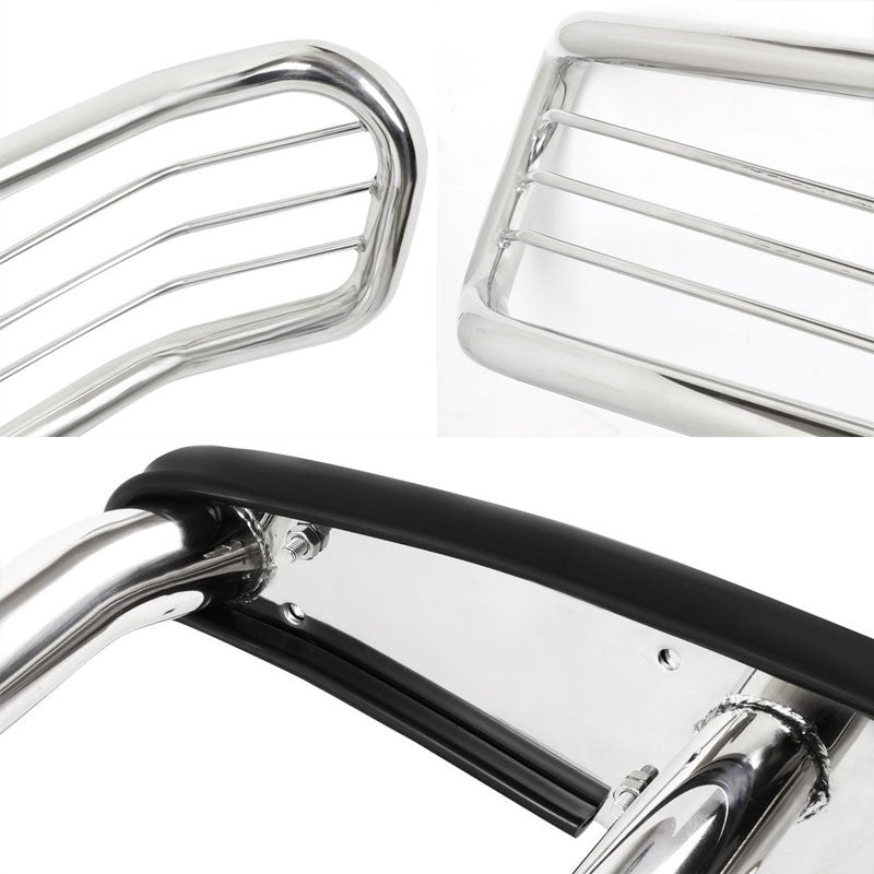 Chrome Mild Steel Front Bumper Brush Grill Guard For Toyota 09-13 4Runner N280-Exterior-BuildFastCar