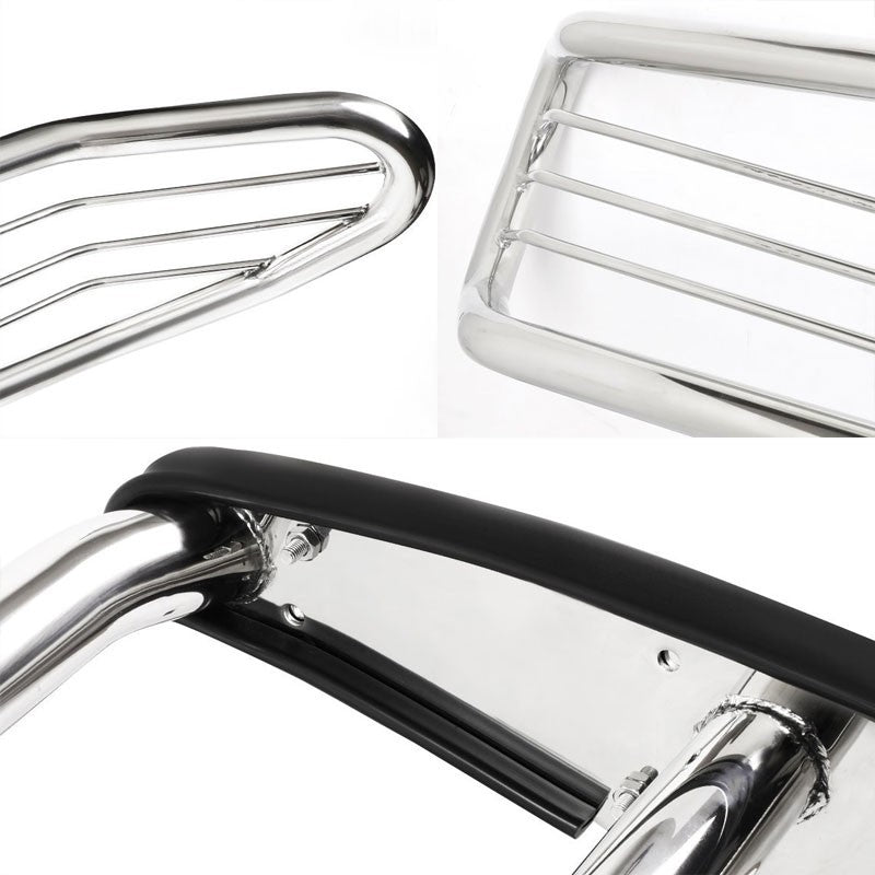 Chrome Mild Steel Front Bumper Grill Protection Guard For Toyota 08-16 Sequoia-Exterior-BuildFastCar