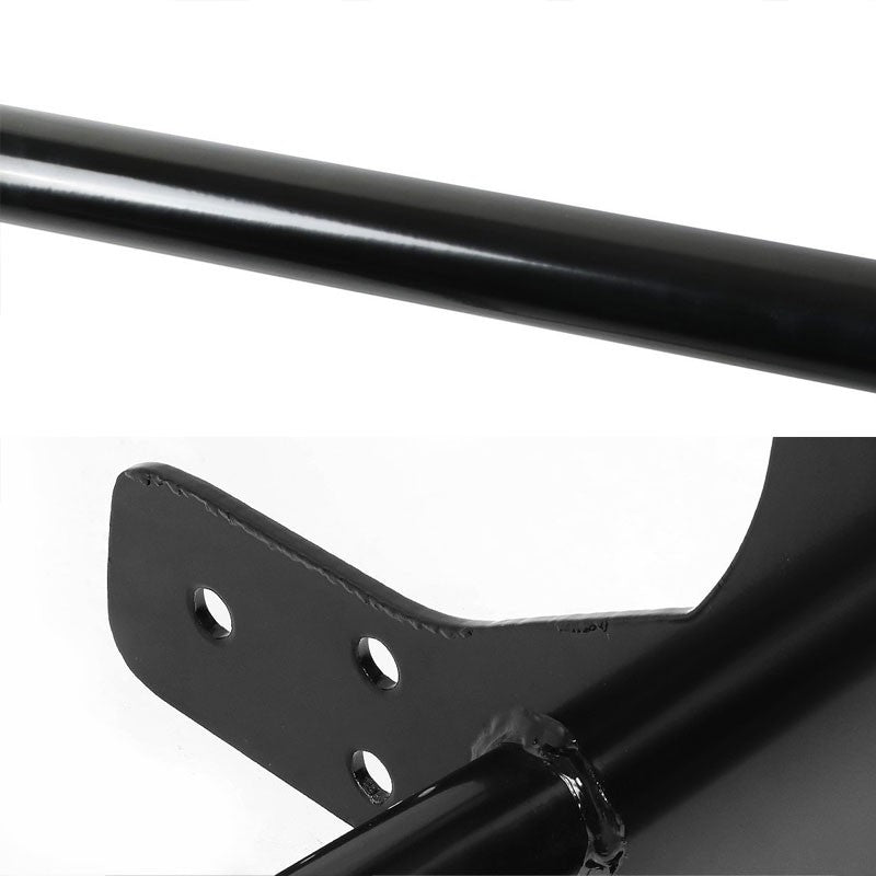 Black Mild Steel Front Bumper Grill Protection Guard For Toyota 05-15 Tacoma-Exterior-BuildFastCar