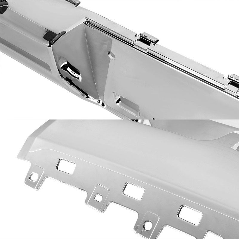 Chrome Denali Style Replacement Front Grille For GMC 14-15 Serria 1500 GMT K2XX-Exterior-BuildFastCar