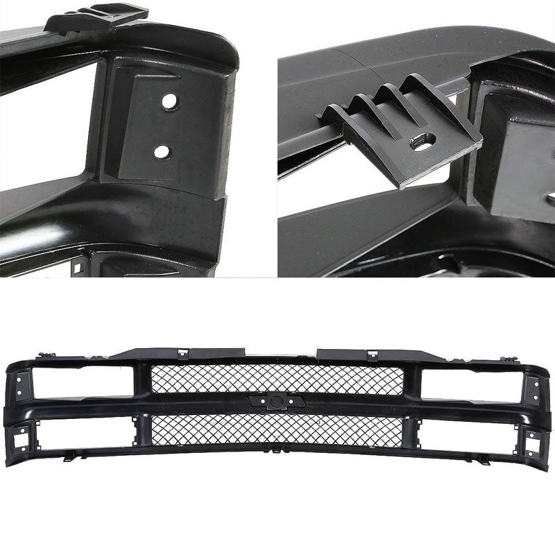 Black Diamond Mesh Style Replacement Front Grille For 94-00 C/K-Series Blazer-Exterior-BuildFastCar