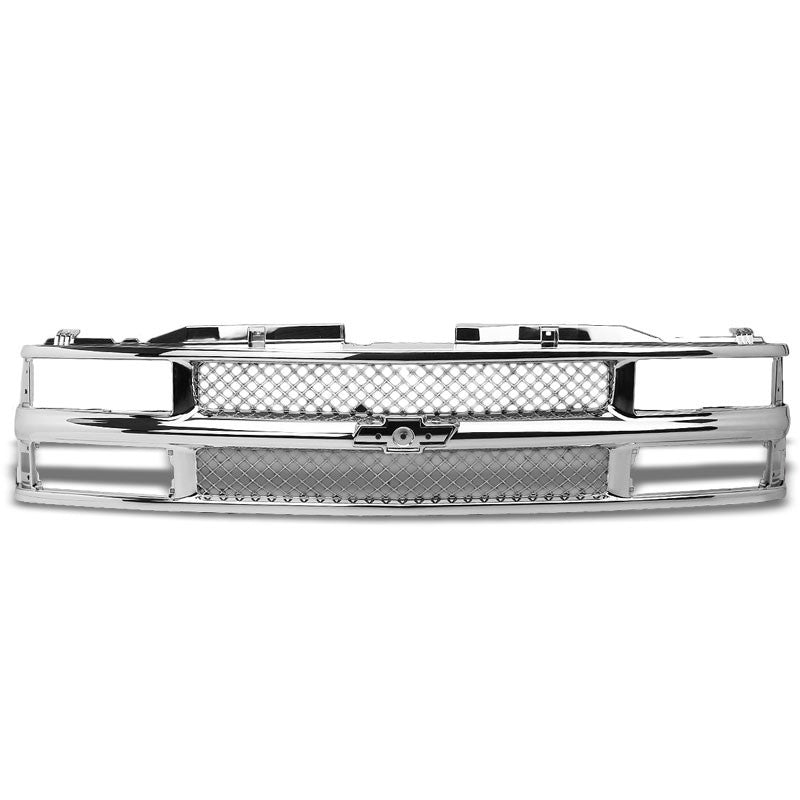 Chrome Diamond Mesh Style Replacement Front Grille For 94-00 C/K-Series Blazer-Exterior-BuildFastCar