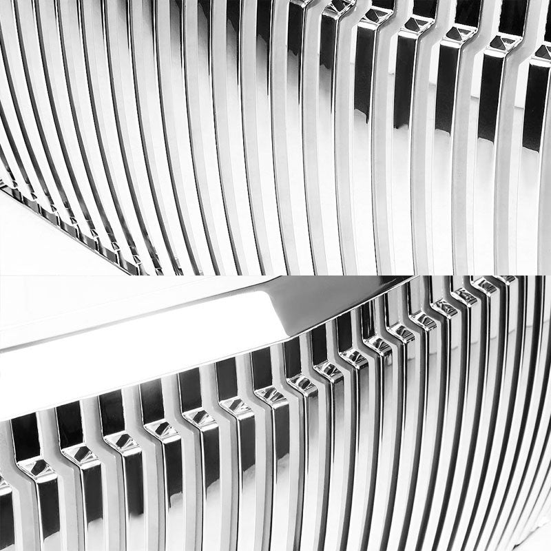 Chrome Vertical Style Replacement Front Grille For 94-00 C/K-Series Blazer/Tahoe-Exterior-BuildFastCar