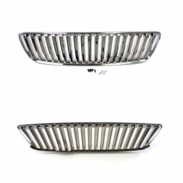 Chrome Vertical Style Replacement Grille For Lexus 98-05 GS Base 3.0L/4.0L/4.3L-Exterior-BuildFastCar