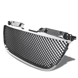 Chrome Z Bentley Style Replacement Front Grille For 07-10 Yukon/XL Denali DOHC-Exterior-BuildFastCar