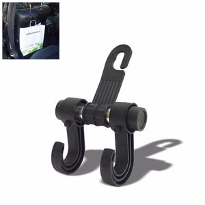 Black Universal Car/Truck 3.5" Suction Cup Windshield 360 Tablet Mount Holder Cradle+Bag Hanger Hook-Accessories-BuildFastCar