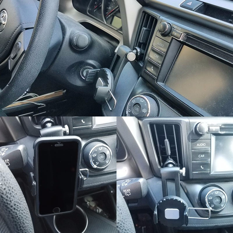 Car/SUV 360 Adjust Air Vent Clamp On Mount Cradle Holder Stand For Mobile Phone-Accessories-BuildFastCar