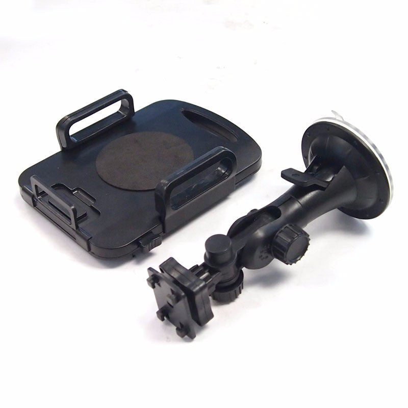 Black Universal Car Adjustable Windshield Suction Cup 360 Long Tablet Mount Holder-Accessories-BuildFastCar
