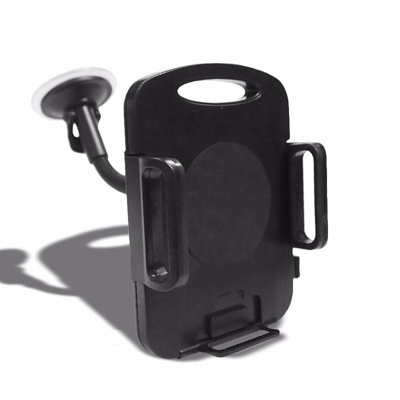 Black Universal Car/SUV 7"Long Arm Windshield 360 Rotating Tablet Mount Holder Cradle-Accessories-BuildFastCar