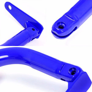 Blue Mild Steel 49" Racing Safety Chassis Seat Belt Harness Bar/Across Tie Rod+Support Rod-Interior-BuildFastCar