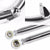 Chrome Mild Steel 49" Racing Safety Chassis Seat Belt Harness Bar/Across Tie Rod+Support Rod-Interior-BuildFastCar