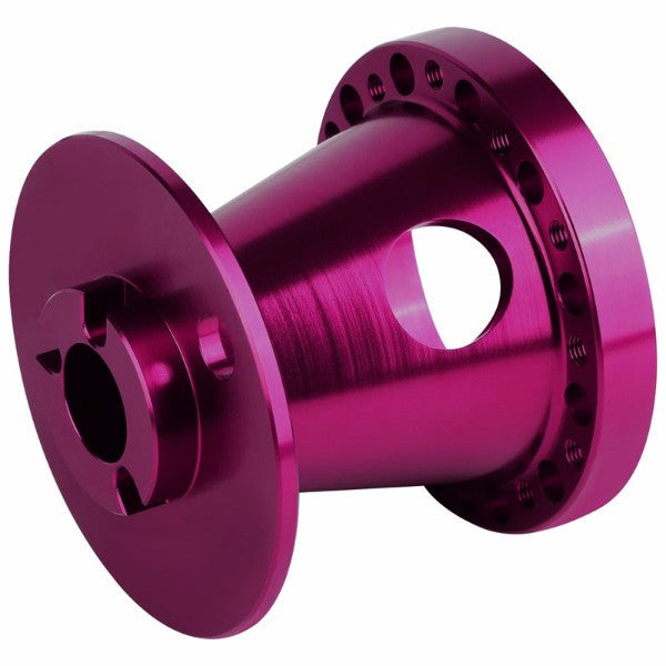 Purple Aluminum 6-Hole Steering Wheel Hub Adapter For Colt/Eclipse/Galant/Lancer 1G/2G-Interior-BuildFastCar