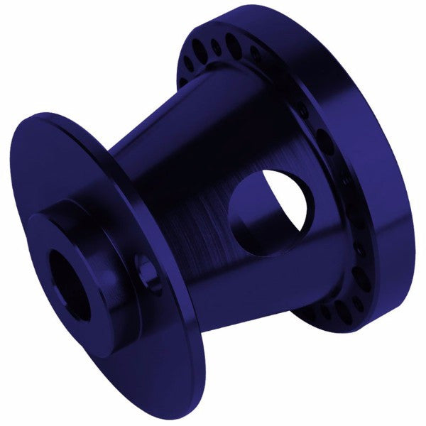 Blue Aluminum 6-Hole Steering Wheel Hub Adapter For Nissan 240SX/300ZX/Sentra/Altima-Interior-BuildFastCar