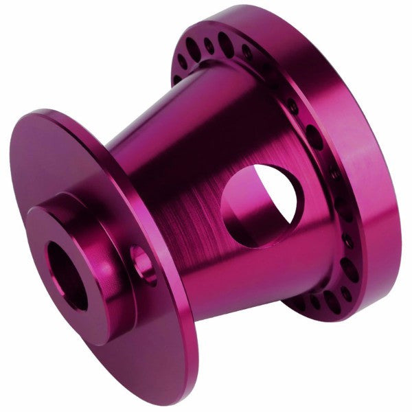 Purple Aluminum 6-Hole Steering Wheel Hub Adapter For Nissan 240SX/300ZX/Sentra/Altima-Interior-BuildFastCar
