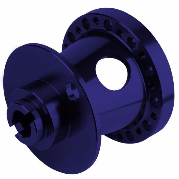 Blue Aluminum 6-Hole Steering Wheel Hub Adapter For 90-95 Accord CB CD/92-96 Prelude BA8/9-Interior-BuildFastCar