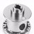 Silver Aluminum 6-Hole Steering Wheel Hub Adapter For 90-95 Accord CB CD/92-96 Prelude BA8/9-Interior-BuildFastCar