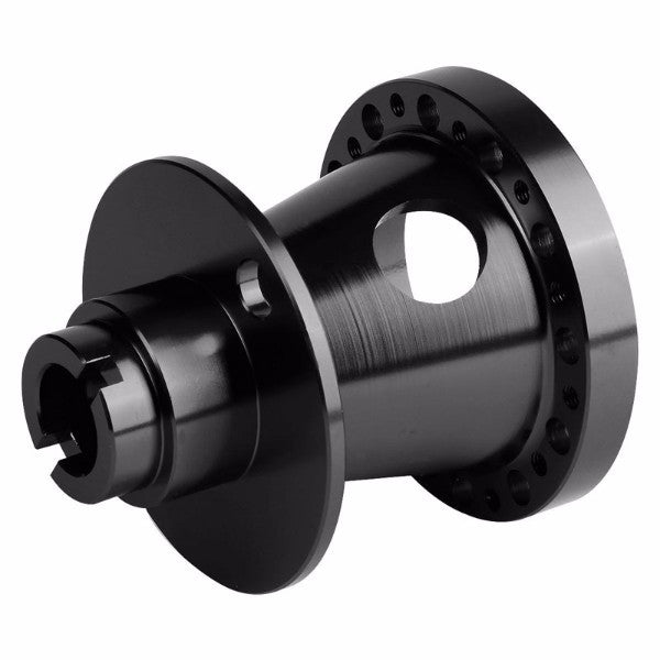 Black Aluminum 6-Hole Steering Wheel Hub Adapter For 92-95 Integra DC2/Civic EG EH EJ-Interior-BuildFastCar