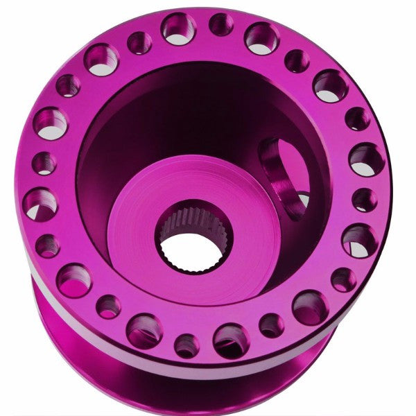 Purple Aluminum 6-Hole Steering Wheel Hub Adapter For 92-95 Integra DC2/Civic EG EH EJ-Interior-BuildFastCar