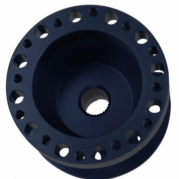 Blue Aluminum 6-Hole Steering Wheel Hub Adapter For 90-93 Integra/88-91 Civic/CRV/CRV-Interior-BuildFastCar