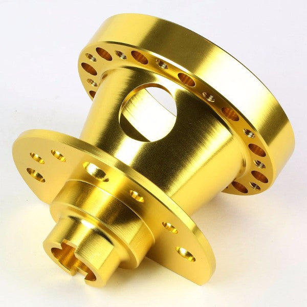 Gold Aluminum 6-Hole Steering Wheel Hub Adapter For 90-93 Integra/88-91 Civic/CRV/CRV-Interior-BuildFastCar