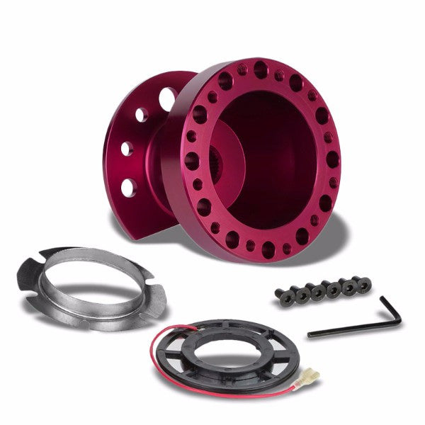 Purple Aluminum 6-Hole Steering Wheel Hub Adapter For 90-93 Integra/88-91 Civic/CRV/CRV-Interior-BuildFastCar