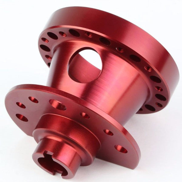 Red Aluminum 6-Hole Steering Wheel Hub Adapter For 90-93 Integra/88-91 Civic/CRV/CRV-Interior-BuildFastCar