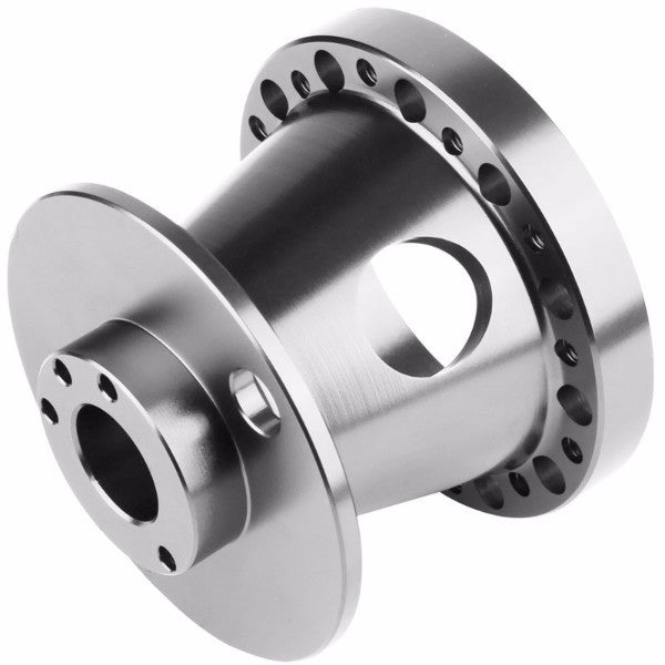 Silver Aluminum 6-Hole Steering Wheel Hub Adapter For Toyota/Scion MR2/Corolla/AE86/tC-Interior-BuildFastCar
