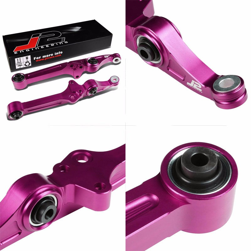 J2 Purple Aluminum Front Bearing Lower Control Arm Suspension For EE ED/DA9 DB-Suspension-BuildFastCar
