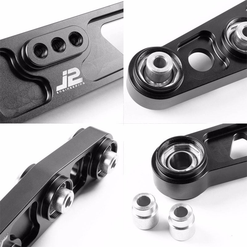 J2 Black Spherical Bushing Rear Lower Suspension Control Arm for Civic/Integra