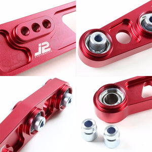 J2 Red Spherical Bushing Rear Lower Suspension Control Arm Kit for Civic/Integra