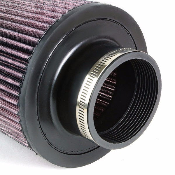 K&N 3" Flange 9" Length Red High Flow Universal Round Tapered Air Filter RE-0810
