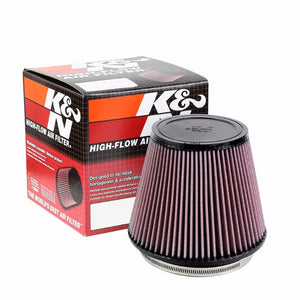 K&N 6" 153mm Universal Rubber Cotton Gauze Cone Round Tapered Air Filter RU-3100-Performance-BuildFastCar