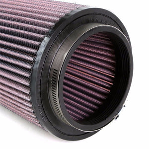 K&N 3.75" 96mm Universal Rubber Cotton Gauze Cone Round Tapered Air Filter RU-3530-Performance-BuildFastCar