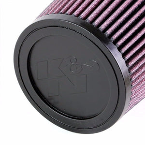 K&N 3" 76 mm Universal Rubber Cotton Gauze Cone Round Tapered Air Filter RU-4990-Performance-BuildFastCar