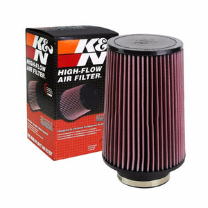 K&N 4" 102mm Universal Rubber Cotton Gauze Cone Round Tapered Air Filter RU-5045-Performance-BuildFastCar