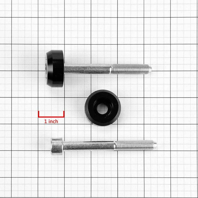 Black Aluminum Lower Control Arm Cover Washer+Metal Bolt Kit For Honda 88-95 Civic/Acura 94-01 DB DC-Suspension-BuildFastCar