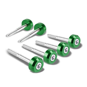 Silver Rear Lower Control Arms Bar Kit+Green Low Control Arm Cover Washer Honda 88-95 Civic-Suspension-BuildFastCar