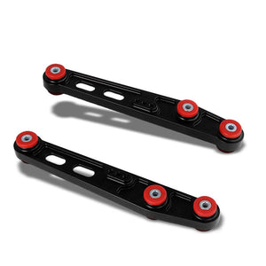 Black Rear Lower Control Arms Bar Kit+Black Low Control Arm Cover Washer Honda 88-95 Civic-Suspension-BuildFastCar