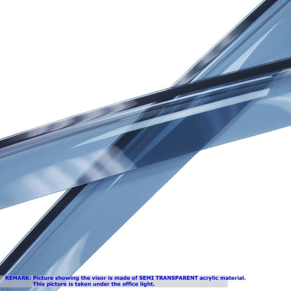 Light-Tinted Window Wind/Rain Deflectors Visors Guard for Honda 08-09 Accord-Exterior-BuildFastCar
