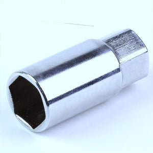 Black Aluminum M12x1.25 20MM Hexagon Open End Acorn Tuner 20x Conical Lug Nuts-Accessories-BuildFastCar