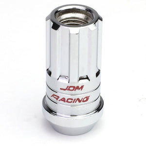 Chrome Aluminum M12x1.50 Conical Open Acorn Lock Tuner 16x Lug Nuts+4 Lock Nuts-Accessories-BuildFastCar