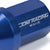 Blue Aluminum M12x1.25 35MM Short Close End Acorn Tuner 20x Conical Lug Nuts-Accessories-BuildFastCar