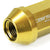 Gold Aluminum M12x1.25 35MM Short Close End Acorn Tuner 20x Conical Lug Nuts-Accessories-BuildFastCar