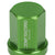 Green Aluminum M12x1.25 35MM Short Close End Acorn Tuner 20x Conical Lug Nuts-Accessories-BuildFastCar