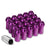 Purple Aluminum M12x1.25 50MM Hexagon Close End Acorn Tuner 20x Conical Lug Nuts-Accessories-BuildFastCar