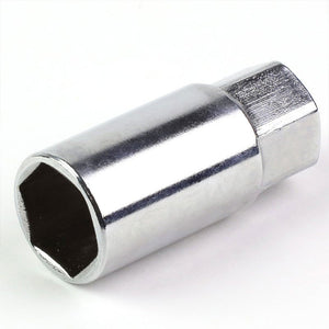 Orange Aluminum M12x1.50 50MM Hexagon Close End Acorn Tuner 20x Conical Lug Nuts-Accessories-BuildFastCar