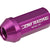 Purple Aluminum M12x1.50 50MM Hexagon Close End Acorn Tuner 20x Conical Lug Nuts-Accessories-BuildFastCar