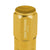 Gold Aluminum M12x1.25 50MM Tall Close End Acorn Tuner 20x Conical Lug Nuts-Accessories-BuildFastCar