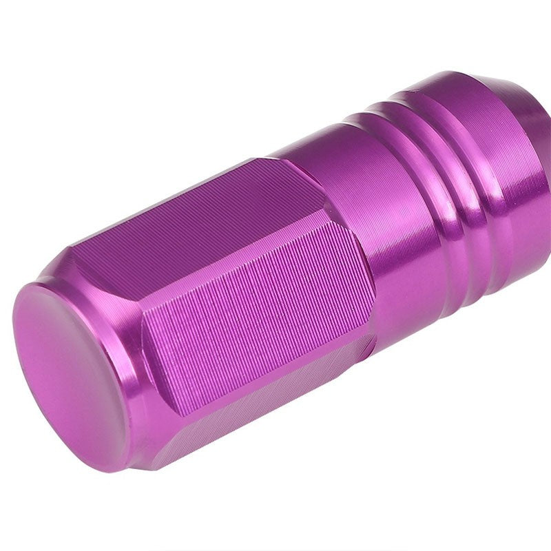 Purple Aluminum M12x1.25 50MM Tall Close End Acorn Tuner 20x Conical Lug Nuts-Accessories-BuildFastCar
